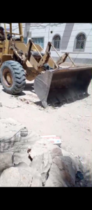 مستجدات المناطق – بدء حملة إزالة المطبات والعوائق ومخلفات البناء من الطرق السنةة الأسفلتية