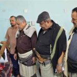 الفاطمي ولحول يطمئنان على جرحى دفاع شبوة ومحور سبأ بمستشفى الدفيعة ببيحان