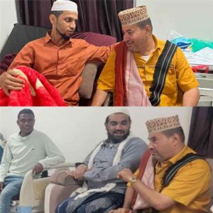 اخبار عدن – الشيخ خالد الدحبي يتفقد الداعية عمر باصم في مستشفى بعدن