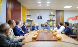 اخبار عدن – المحافظ شيخ يناقش مع وفد المبعوث الأممي مستجدات الأوضاع والقضايا الخدمية والاستقرارية