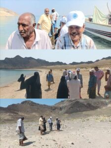 اخبار عدن – جولة تفقدية في محمية جزيرة العزيزية بعدن