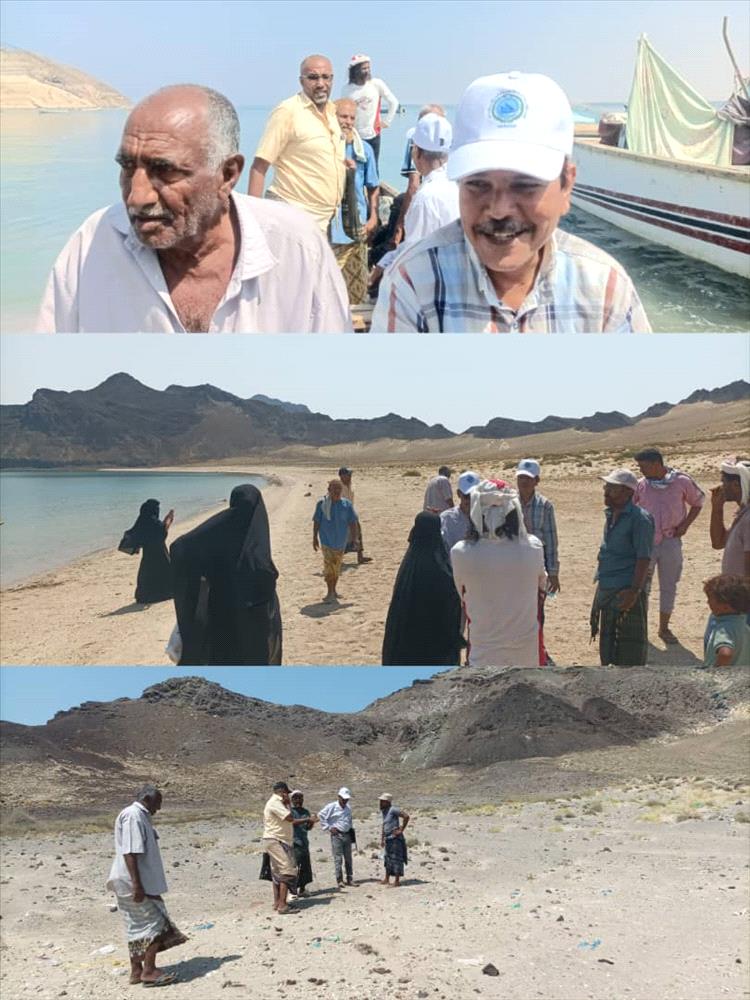 اخبار عدن – جولة تفقدية في محمية جزيرة العزيزية بعدن