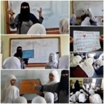 ورشة عمل تدريبية لطالبات مدرسة أبوبكر الصديق للتعليم الأساسي للبنات بمديرية المعلا