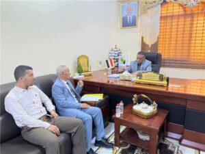 اخبار عدن – وزير المنظومة التعليمية العالي يتحدث مع رئيس جامعة الحديدة حول سير العملية المنظومة التعليميةية وسبل تحسينها