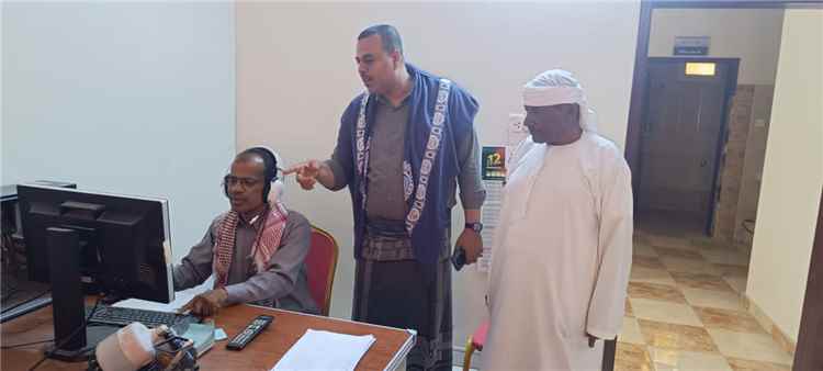 المهندس ماجد يادين يباشر مهامه بزيارة تفقدية لمكتب مؤتمر حضرموت الجامع بالوادي والصحراء وقناة