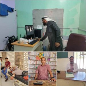 اخبار وردت الآن – مكتب إعلام حالمين يقوم بجولة تفقدية في المستشفى السنة بحبيل الريدة