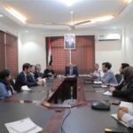 الوزير الشرجبي يبحث مع سفير الاتحاد الأوروبي والسفيرة الفرنسية تعزيز التعاون المشترك في مجالات المياه والبيئة