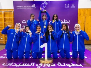 فريق سيدات الهلال يتوج بلقب بطولة الدوري السعودي لرياضة الريشة الطائرة