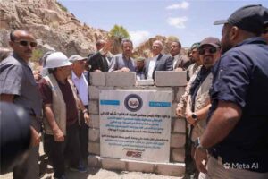محافظات: وزير المياه ومحافظ لحج يطلقان بداية مشاريع جديدة في المياه والطاقة الشمسية