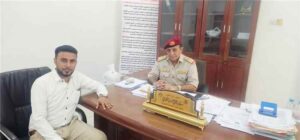 آخر مستجدات وردت الآن – لقاء مدير المركز الصحي العسكري في الغيضة مع مدير عام الخدمات الطبية ونائبه