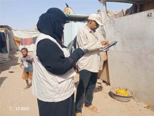 اخبار المناطق – الباحثات الميدانيات يواصلن الجولة الثانية من مسح ميزا خلال الفترة (14)