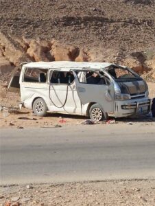 اخبار المناطق – تصادم مأساوي في مديرية غيل بن يمين