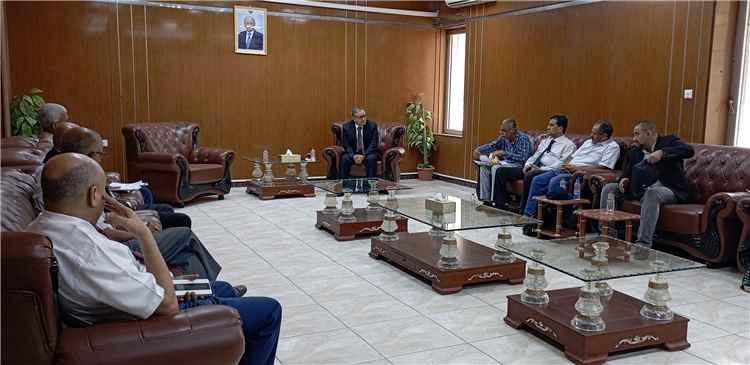 اخبار عدن – رئيس جامعة عدن يترأس اجتماعًا لمراجعة مشروع النظام الحاكم الموحد للبيانات.