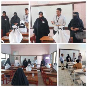 اخبار عدن – مراكز امتحانات الثانوية السنةة في مديرية صيرة تواصل أداء واجباتها.