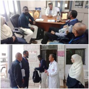 اخبار عدن – وفد من منظمة الرعاية الطبية العالمية يراقب تحضيرات مكتب الرعاية الطبية في التواهي لحملات التلقيح