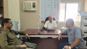اخبار من وردت الآن – المدير السنة للمسيمير يجتمع مع مدير مكتب الصناعة والتجارة في لحج لتقديم التهاني على تكليفه.