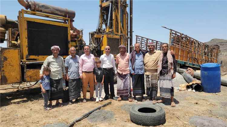 مدير عام حالمين يطلع على سير العمل بمشروع محطة مياه حبيل الريدة الممولة من دولة الكويت الشقيقة