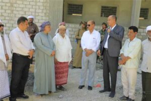 اخبار وردت الآن – الوكيل باربّاع يتابع تقدم مشروع مدرسة فاطمة للبنات في تاربة ويشهد الحدث
