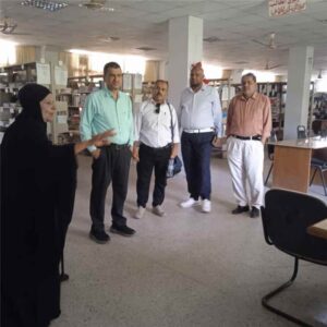 زيارة تفقدية للمكتبة المركزية بجامعة عدن لتقييم احتياجاتها في مجالات التطوير والصيانة