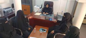 اخبار المناطق – الوكيلة الحضرمي تقوم بزيارة مكتب تنمية النساء في تريم وتؤكد على تعزيز تمكين النساء والمشاركة الفعالة.
