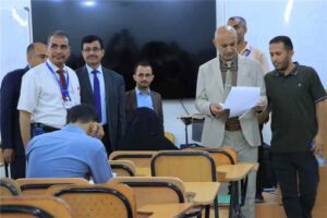 اخبار المناطق – جامعة إقليم سبأ تنظم امتحان المفاضلة للدفعة السابعة في كلية الطب بمشاركة