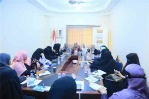 اخبار عدن – اجتماع اللجنة الوطنية للمرأة مع عضواتها من الوزارات والهيئات الحكومية لمناقشة التحديات