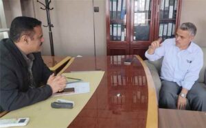 اخبار عدن – الداؤودي يلتقي مدير الأشغال لمتابعة مشروع تجديد كورنيش كود النمر