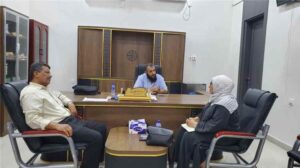 اخبار عدن – المدير السنة لمديرية التواهي يناقش مع وكيل وزارة الرعاية الطبية المساعد تعزيز الخدمات الصحية وزيادة الدعم.