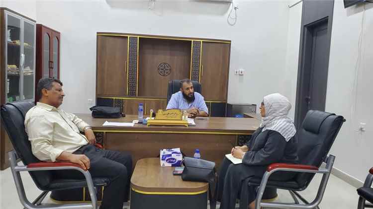 مدير عام مديرية التواهي يبحث مع وكيل مساعد وزارة الصحة تعزيز الخدمات الصحية ورفع جاهزية المرافق الطبية