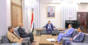 اخبار عدن – الوزير البكري يلتقي برئيس جامعة إقليم سبأ لبحث تعزيز التعاون وإنشاء كلية تربية جديدة