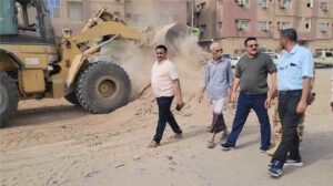 اخبار عدن – انطلاق مشروع تحسين المساحة السنةة في مدينة إنماء الجديدة بمساحة 8300 متر مربع.