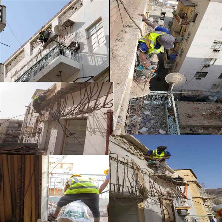 استجابة سريعة لإزالة الخطر من عمارة مسعد بالمسرح الوطني في التواهي