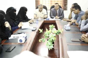 اخبار عدن – لجنة وزارية برئاسة كليب تقوم بزيارة إلى مكتب المنظومة التعليمية الفني وتلتقي بالمدير السنة الجاوي