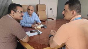 اخبار عدن – مدير البريقة يناقش احتياجات المديرية مع ممثل مكتب الأمم المتحدة لخدمات المشاريع