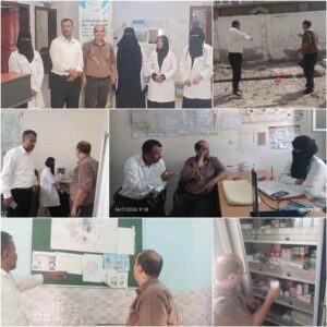اخبار عدن – مسؤول صحة خورمكسر يزور مركز العريش الطبي ويثني على جودة الانضباط والخدمات.
