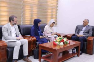 اخبار عدن – وزير التربية (العبادي) يستقبل وفد برنامج الأغذية العالمي لمناقشة توسيع مشاريع التغذية