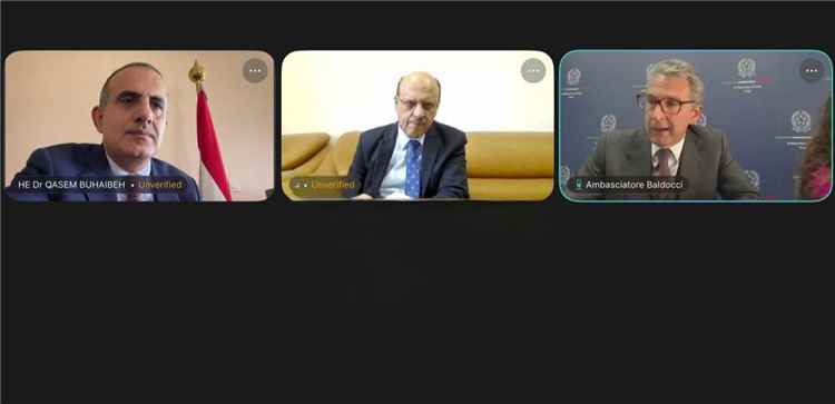 وزير الصحة يبحث مع السفير الإيطالي تعزيز التعاون الصحي