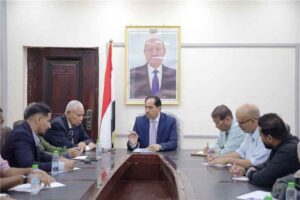 اخبار عدن – وزير الفئة الناشئة والرياضة يلتقي الإدارة الجديدة لنادي الروضة في عدن