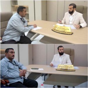 اخبار وردت الآن – المحافظ الرباش يجتمع برئيس مؤسسة تراحم لمناقشة متطلبات ريف أبين