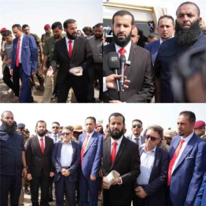 اخبار وردت الآن – محافظ أبين يبدأ مشروع تعويضات العلم ويؤكد على أهمية المواطن أولاً