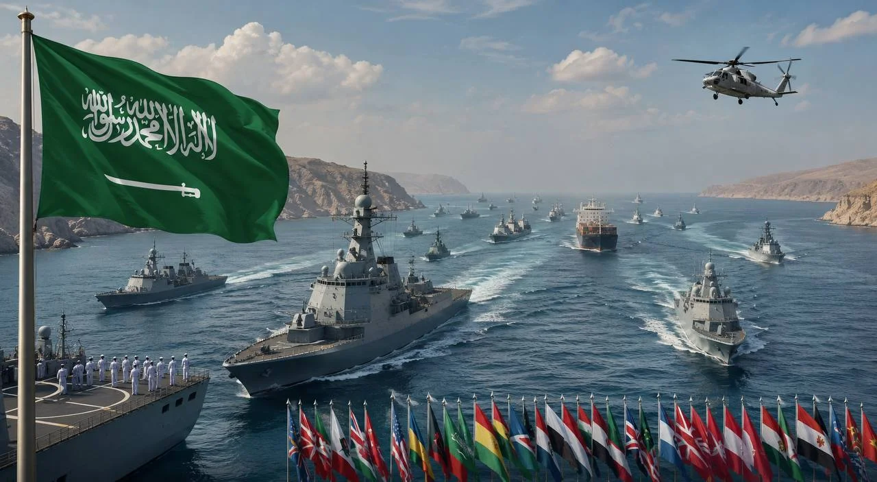 السعودية ترأس ائتلافاً بحرياً جديداً.. 43 دولة تناقش تأمين باب المندب والبحر الأحمر – شاشوف