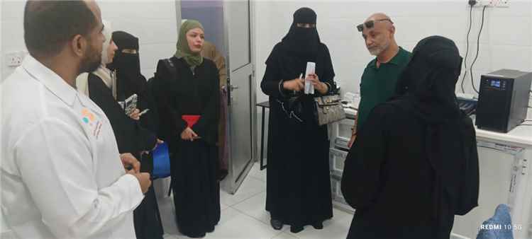 مدير عام مستشفى الأمراض النفسية يلتقي مديرة الصحة النفسية بمنظمة اطباء بلا حدود البلجيكية