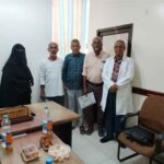 تكريم فريق مشروع ربط المركز الصحي بالممدارة بشبكة المياه العذبة