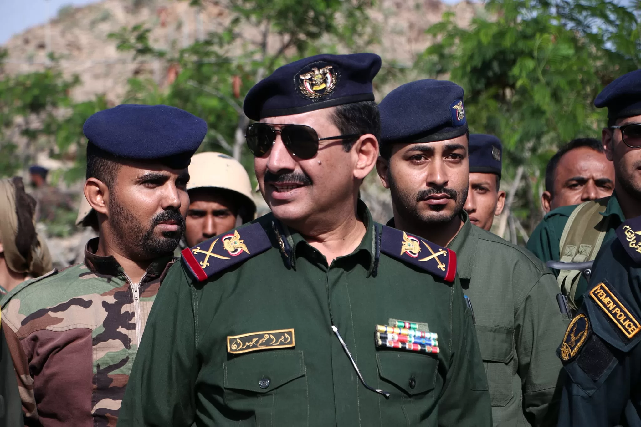 أخبار اليمن الان – تحركات وزير الداخلية اليمني اللواء الركن إبراهيم حيدان في تعز