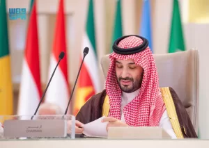 كلمة ولي العهد محمد بن سلمان في قمة الرياض يدعو إسرائيل لاحترام سيادة إيران تثير ضجه (فيديو)