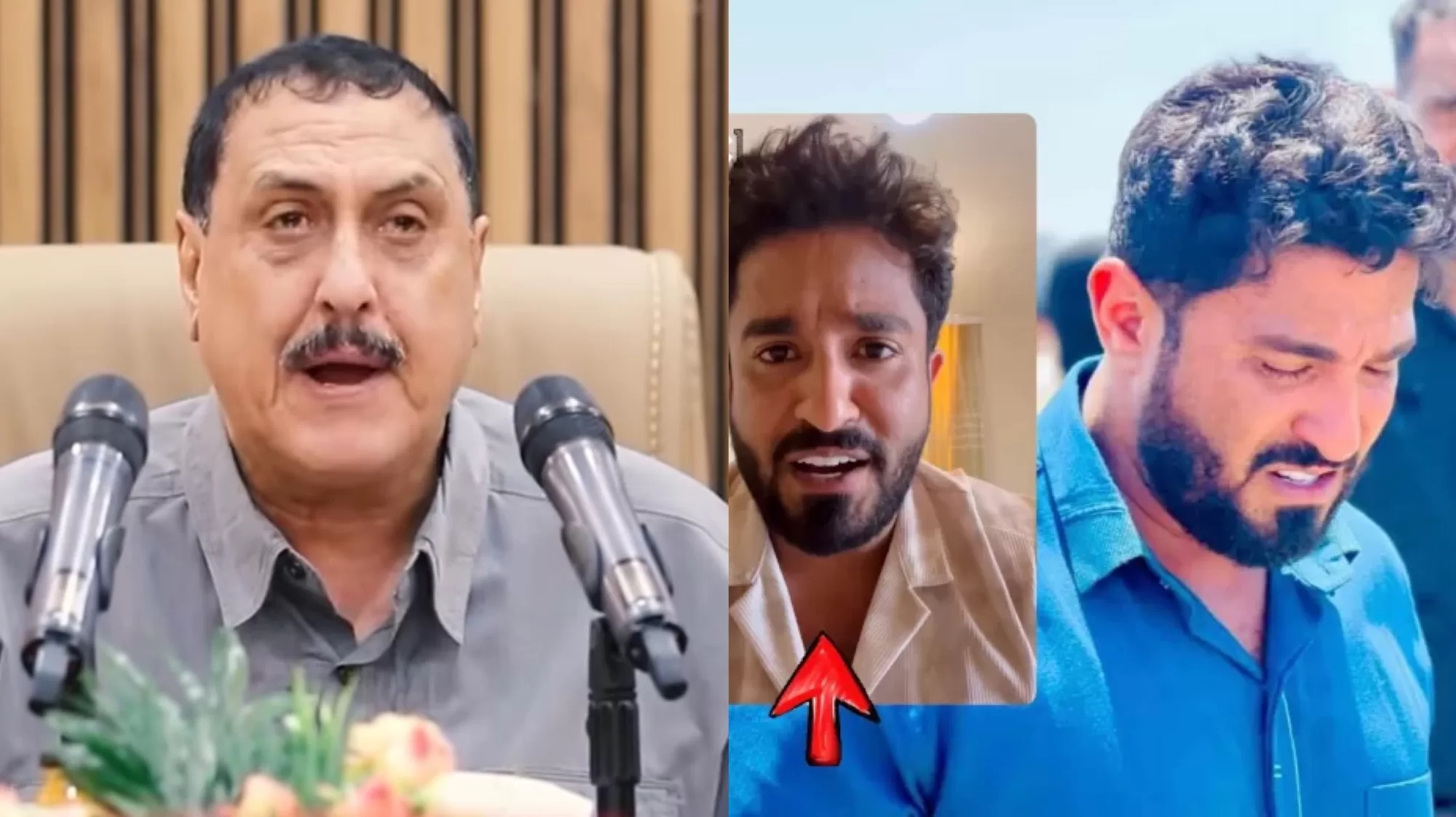 صورة مدير أمن عدن "الشعيبي" وصورة مدير مكافحة الإرهاب السابق يسران المقطري