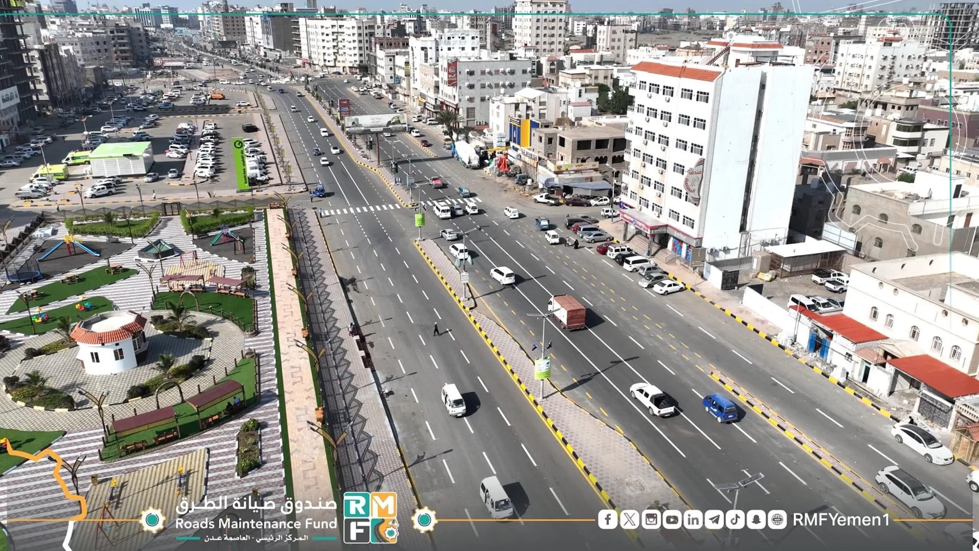 اخبار اليمن الان – افتتحاح مشروع خط جولة السفينة بعد صيانته في عدن