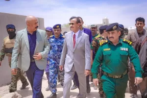 اخبار وتقارير – محافظ شبوة يتفقد مستوى الإنجاز في مشروع مبنى الدفاع المدني