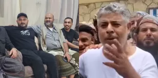 حسين هرهره وابراهيم البكري في أول ظهور بعد العفو